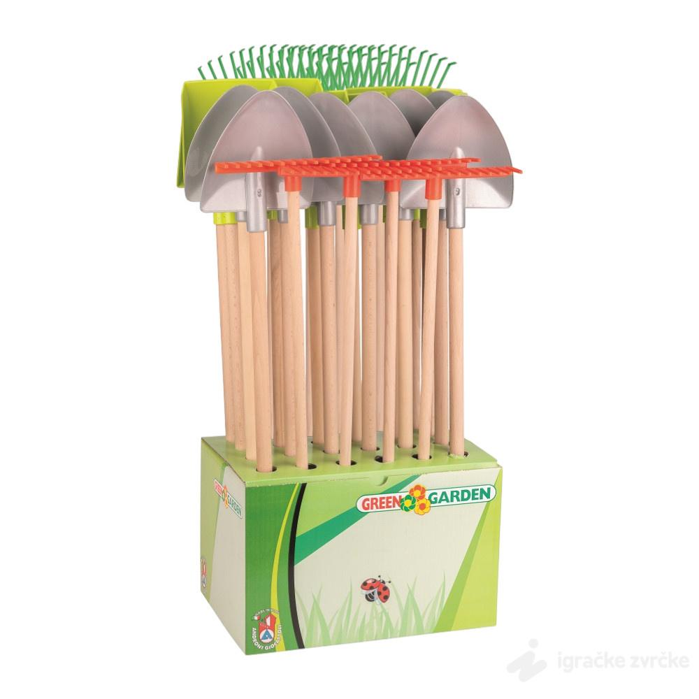 Baštenski alat za decu (drvo-plastika)