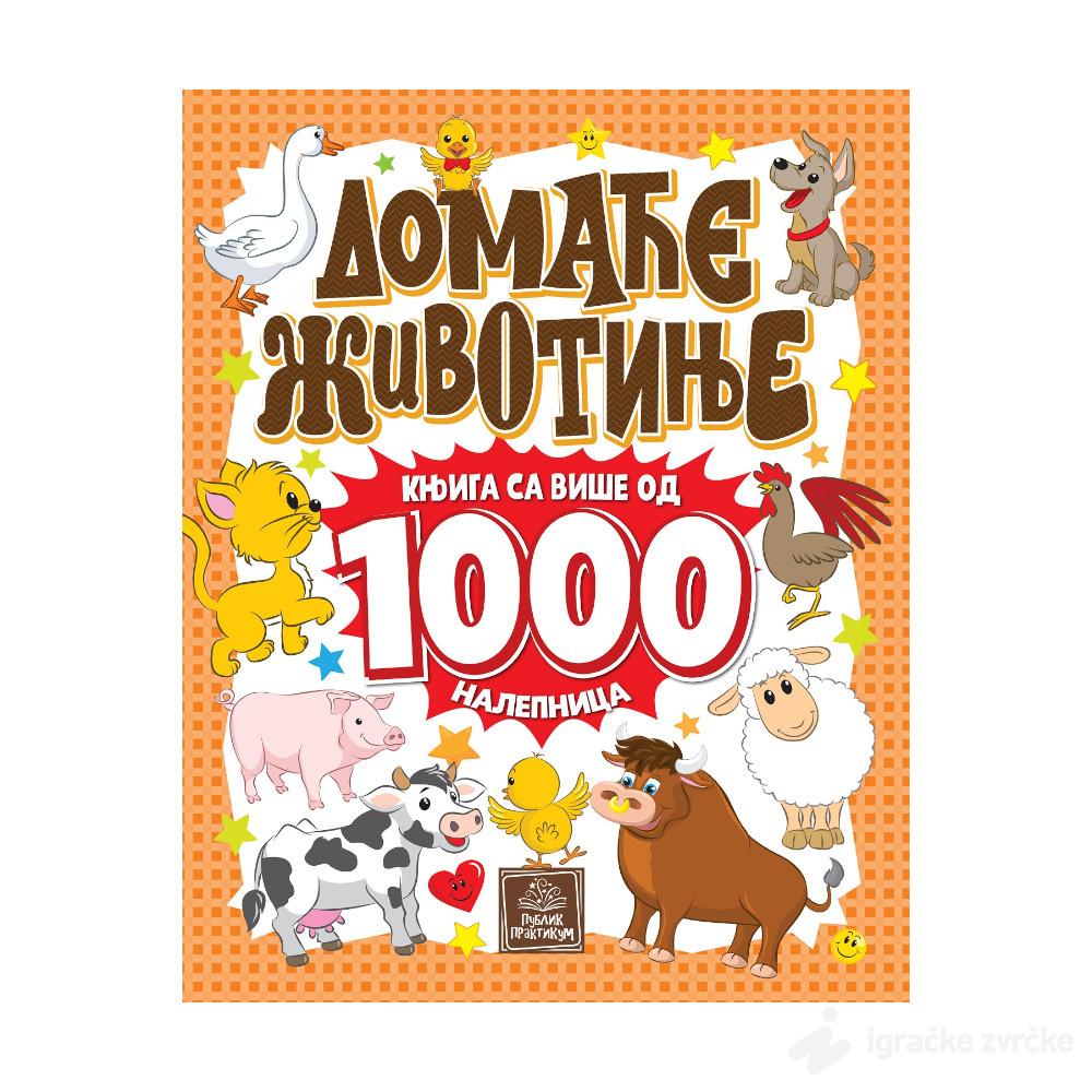 DOMAĆE ŽIVOTINJE - Knjiga sa više od 1000 nalepnica 