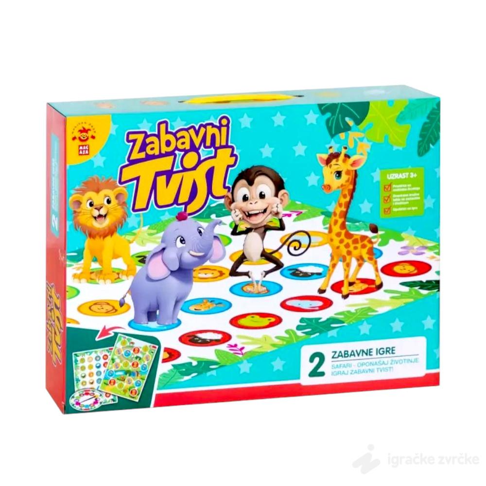 Društvena igra 2u1 ZABAVNI TVIST 