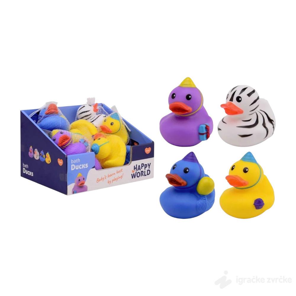 Gumena patkica za kupanje HAPPY WORLD