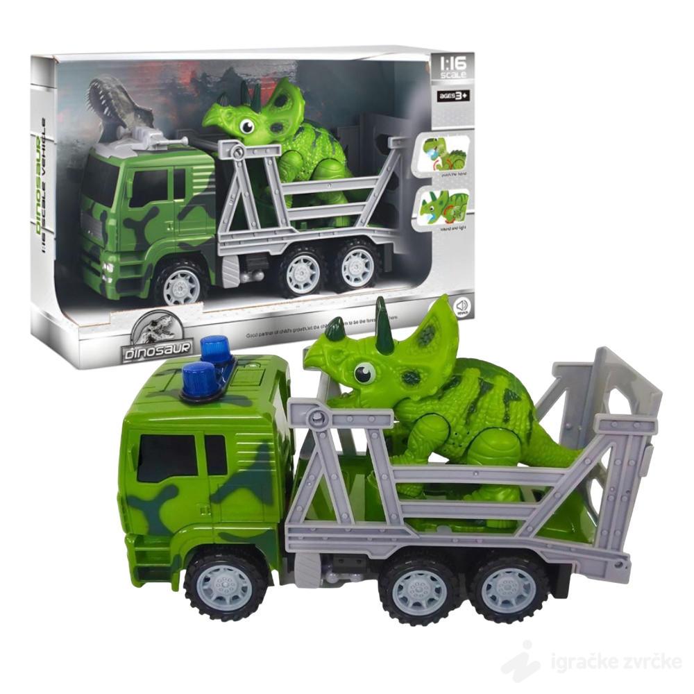 Kamion sa dinosaurusom igračka
