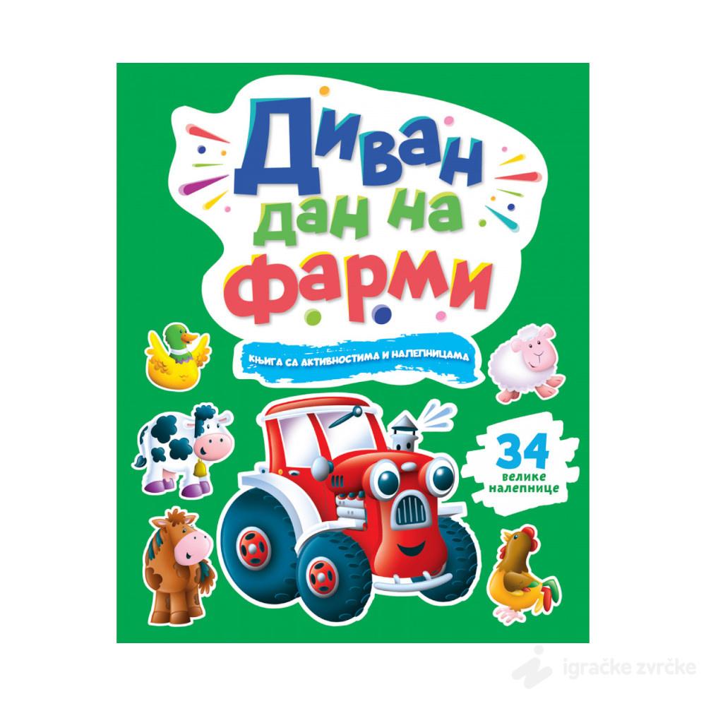 Nalepnice i aktivnosti: Divan dan na farmi