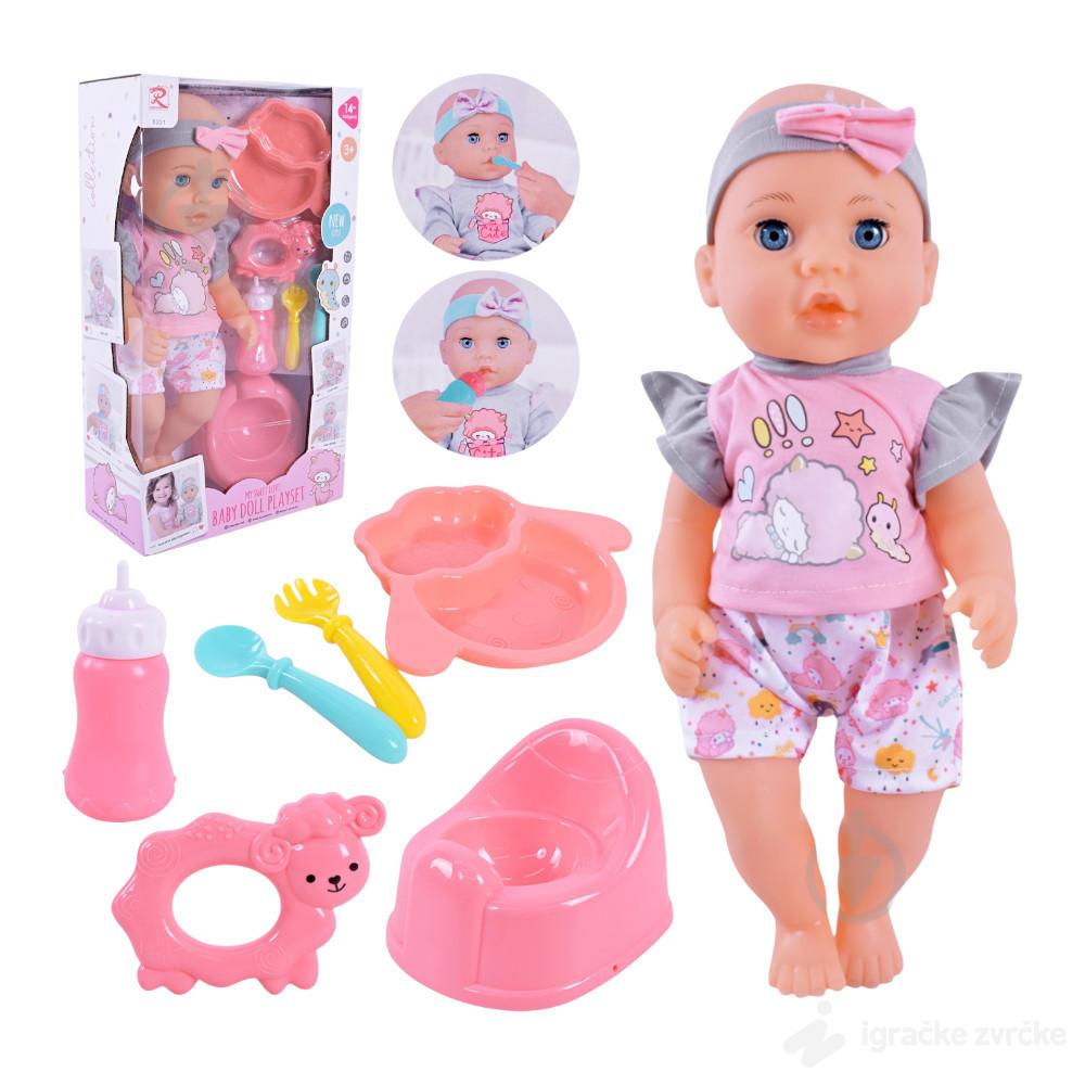 Lutka Beba i set za hranjenje