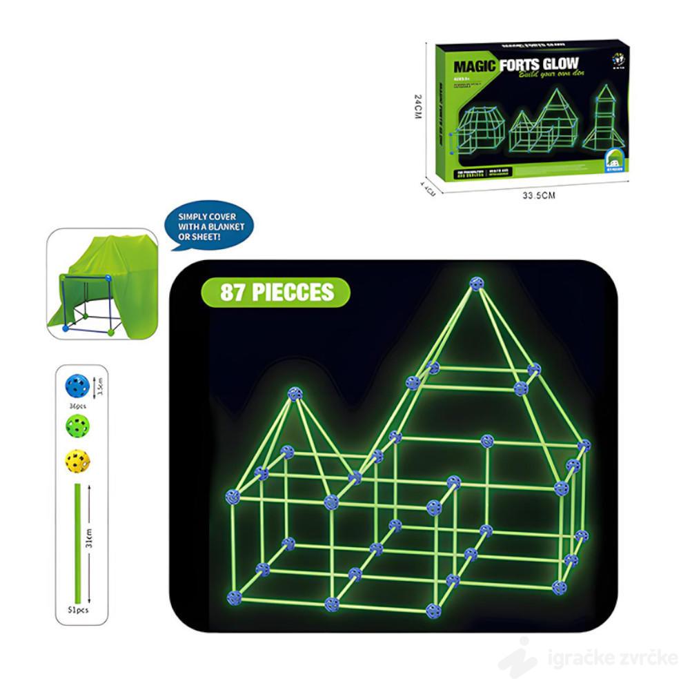 Magični Svetleći štapići za građenje