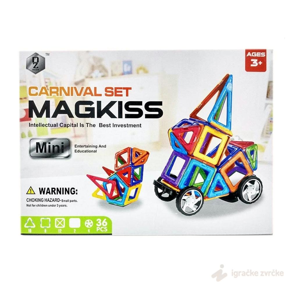 Magnetne pločice za decu MAGKISS (36kom)