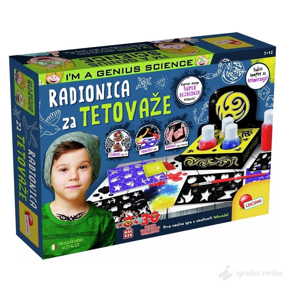 Mali Genije kreativni set RADIONICA ZA TETOVAŽE