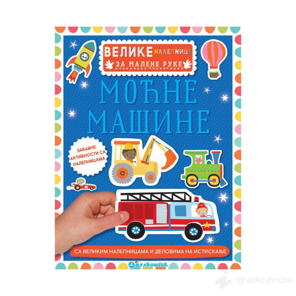 MOĆNE MAŠINE: Velike nalepnice za malene ruke