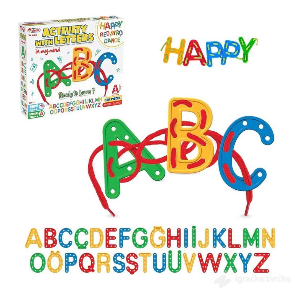 Montesori motorička igra NANIŽI SLOVA