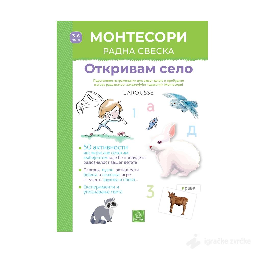 MONTESORI radna sveska - Otkrivam selo