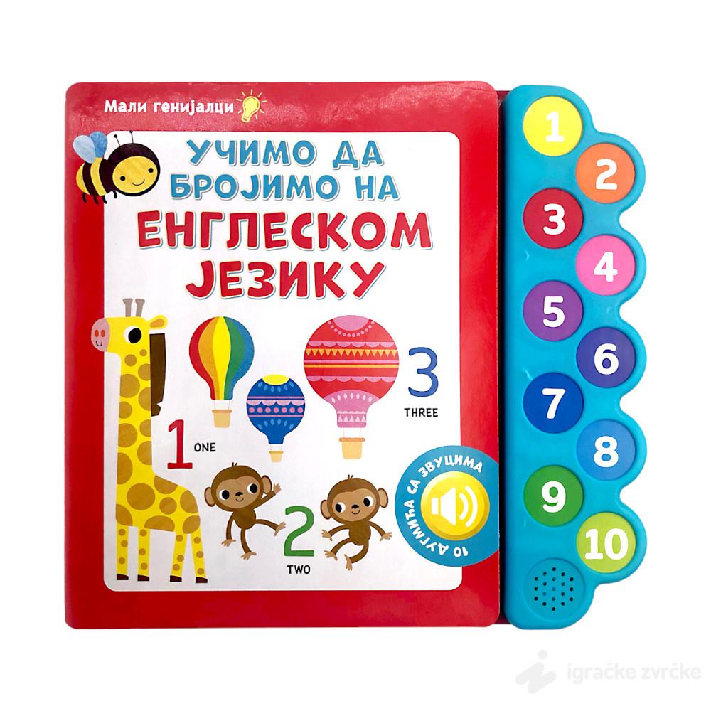 Muzička knjiga UČIMO DA BROJIMO NA ENGLESKOM JEZIKU
