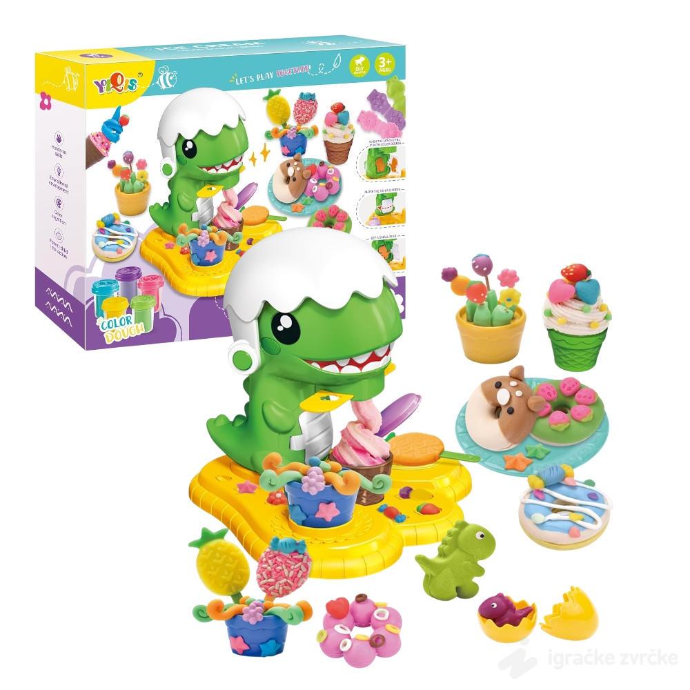 Plastelin set DINO MAŠINA