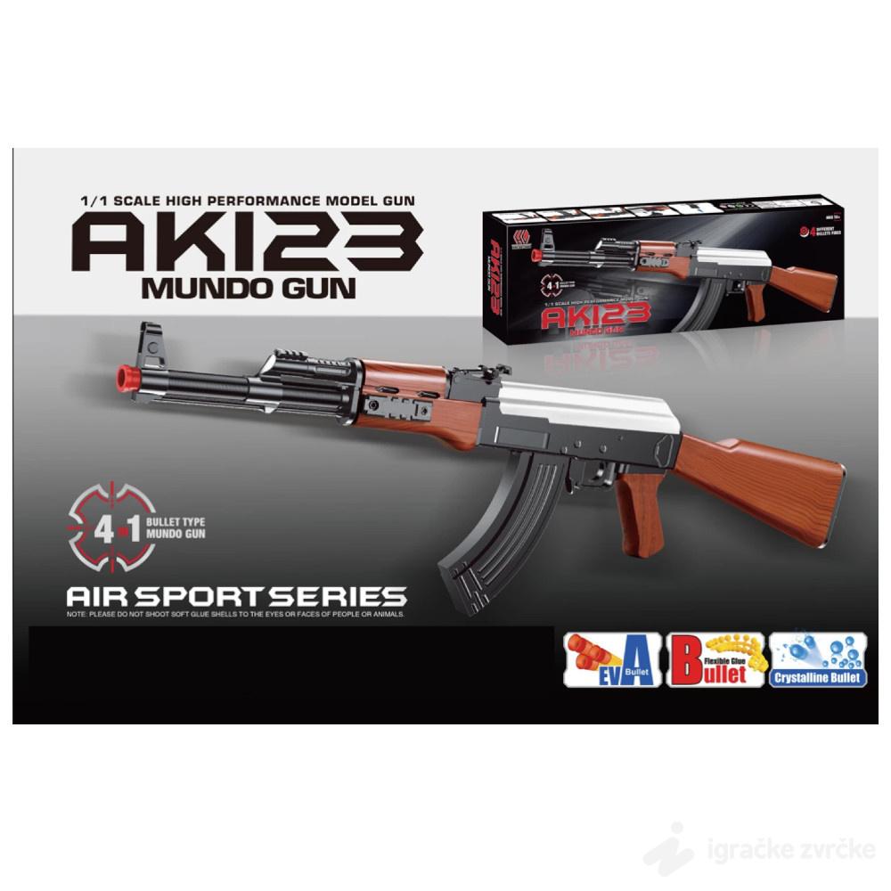 Puška Automatska AKI AirSoft 4u1