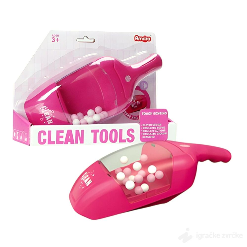 Ručni usisivač za decu PINK