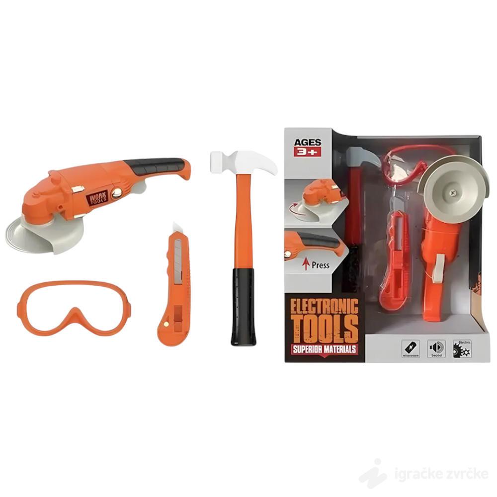 Set alata za decu sa brusilicom