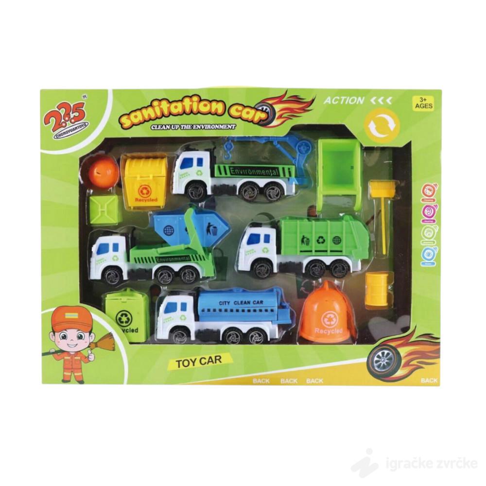 Set vozila za reciklažu 12u1