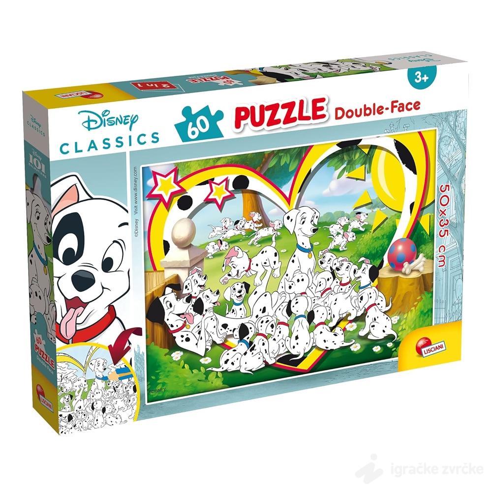 Slagalica 101 Dalmatinac 2u1 (60pcs) Lisciani