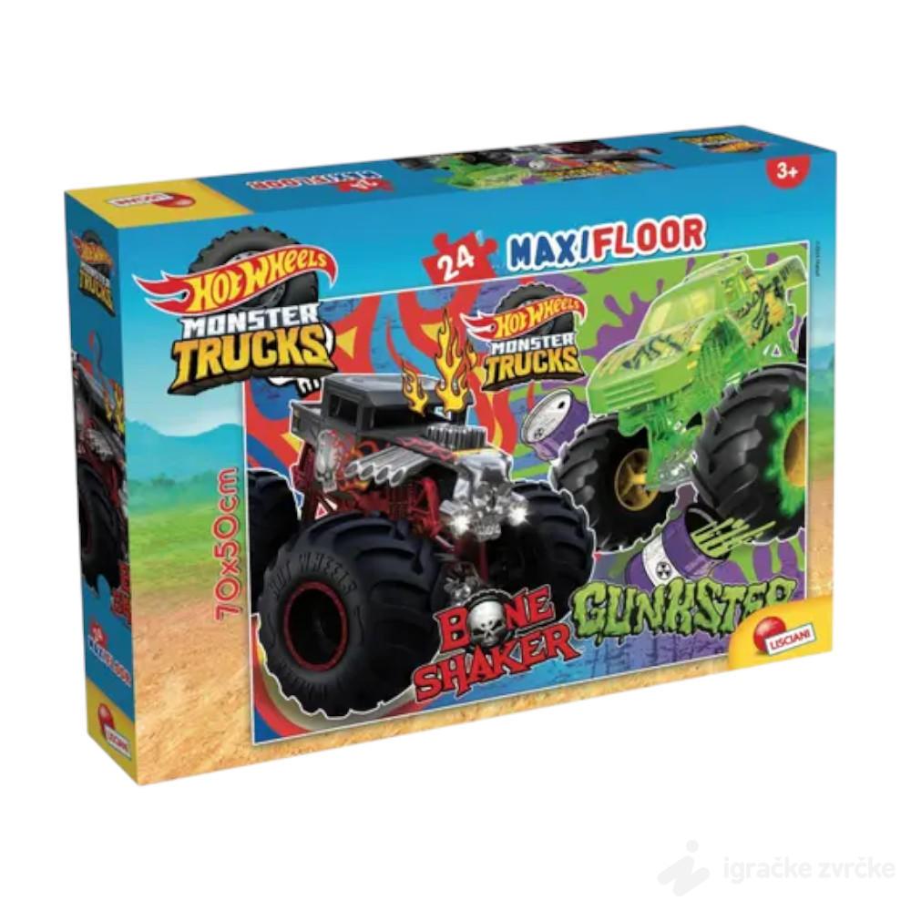 Slagalica Hot Wheels 2u1 MAXI (24pcs) Lisciani