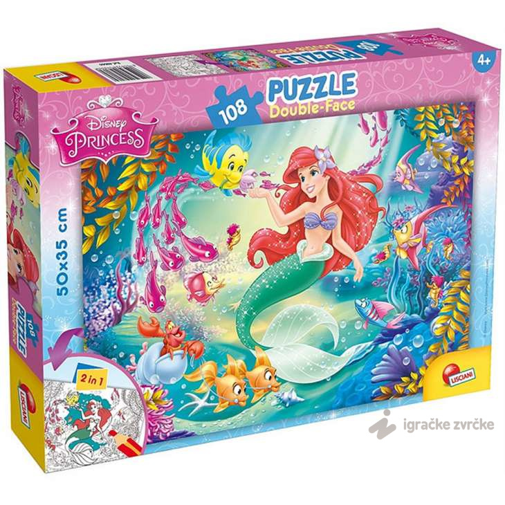 Slagalica Mala Sirena - Lisciani Puzzle Mala Sirena 108kom