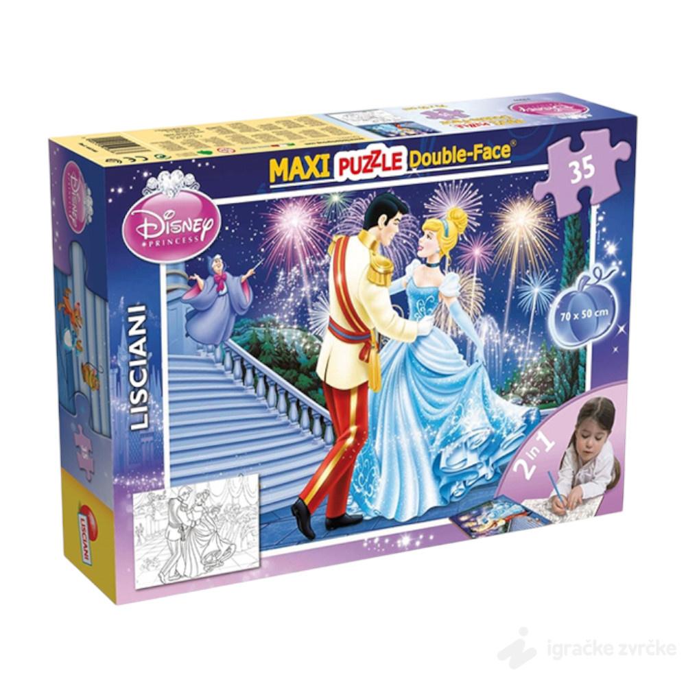 Slagalica Pepeljiga 2u1 MAXI (35pcs) Lisciani