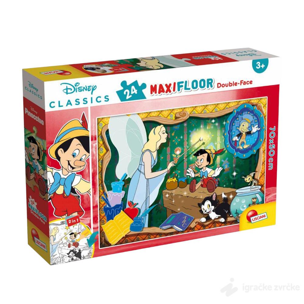 Slagalica Pinokio 2u1 DISNEY CLASSIC (24pcs) Lisciani