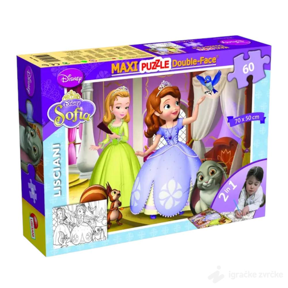 Slagalica Sofija 2u1 MAXI (60pcs) Lisciani