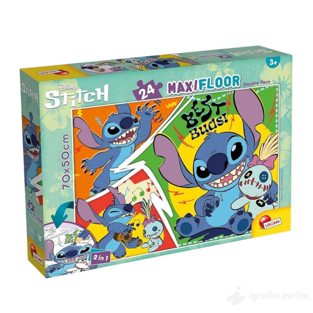 Slagalica Stitch 2u1 MAXI (24pcs) Lisciani