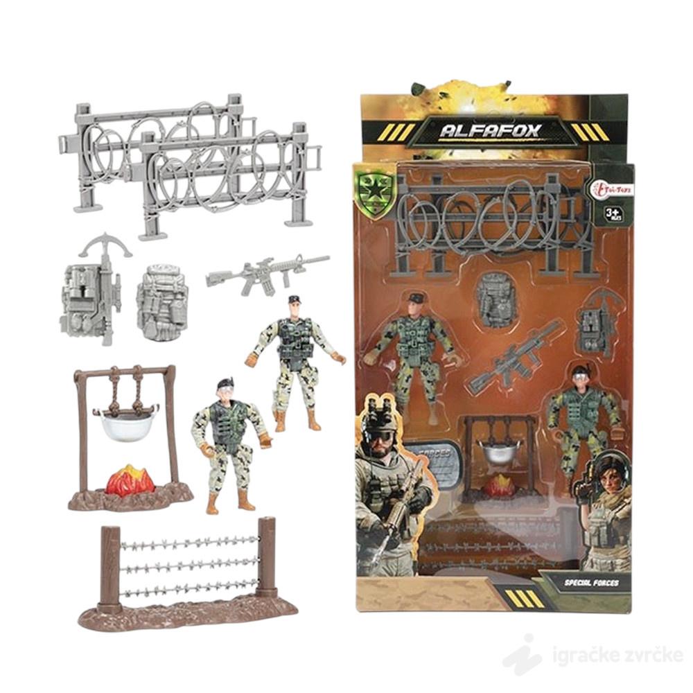 Vojni set za dečake sa figuricama