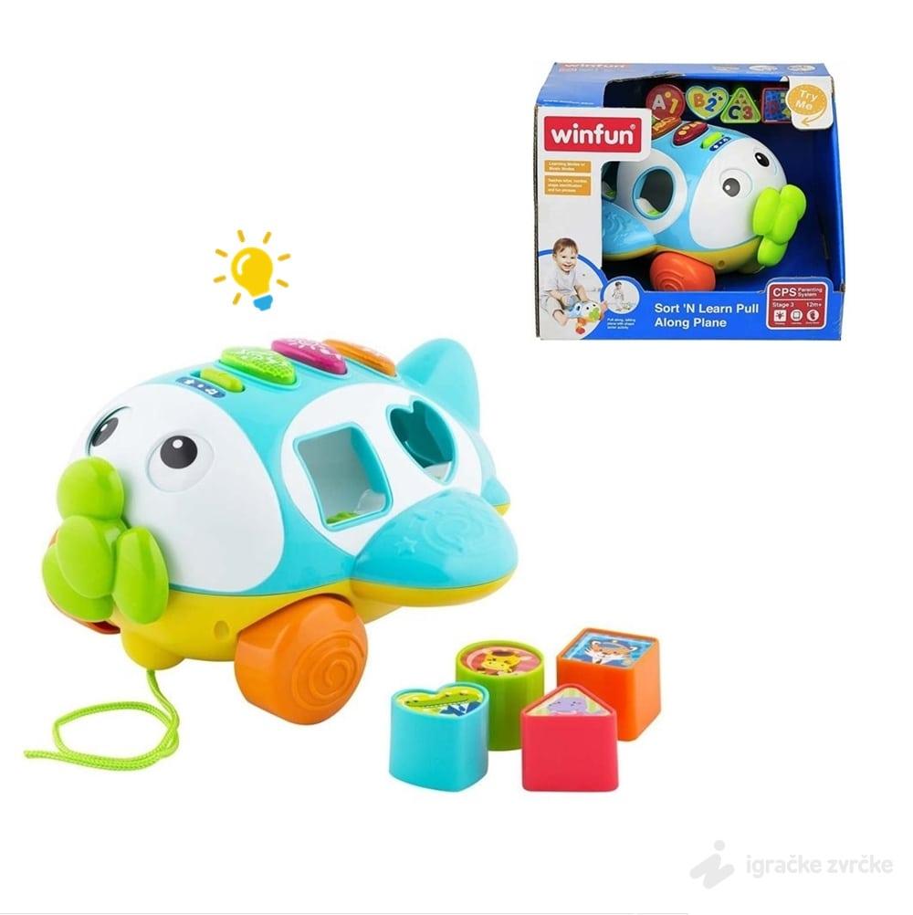 Win Fun Edukativna muzička igračka AVION