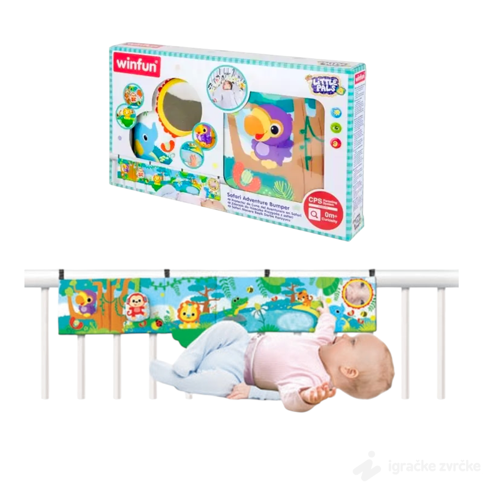 Win Fun zaštita za krevetac Safari