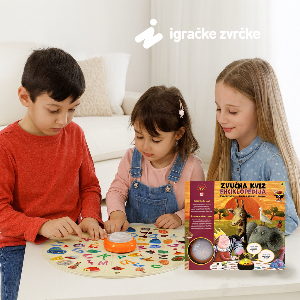 ZVUČNA KVIZ ENCIKLOPEDIJA - Igra brzine i logike!